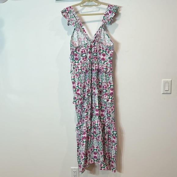 REVOLVE x MISA Los Angeles Morrison Dress in Spring Fuchsia Mix large new w tags - Picture 8 of 13
